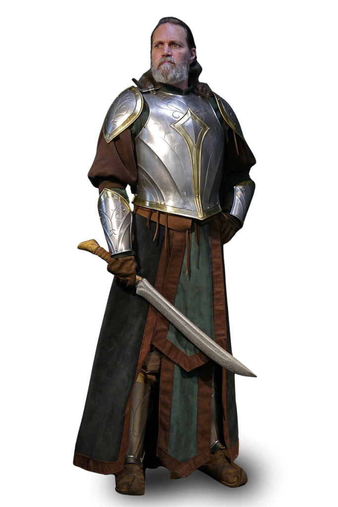 Metallrüstung für Larp Elf