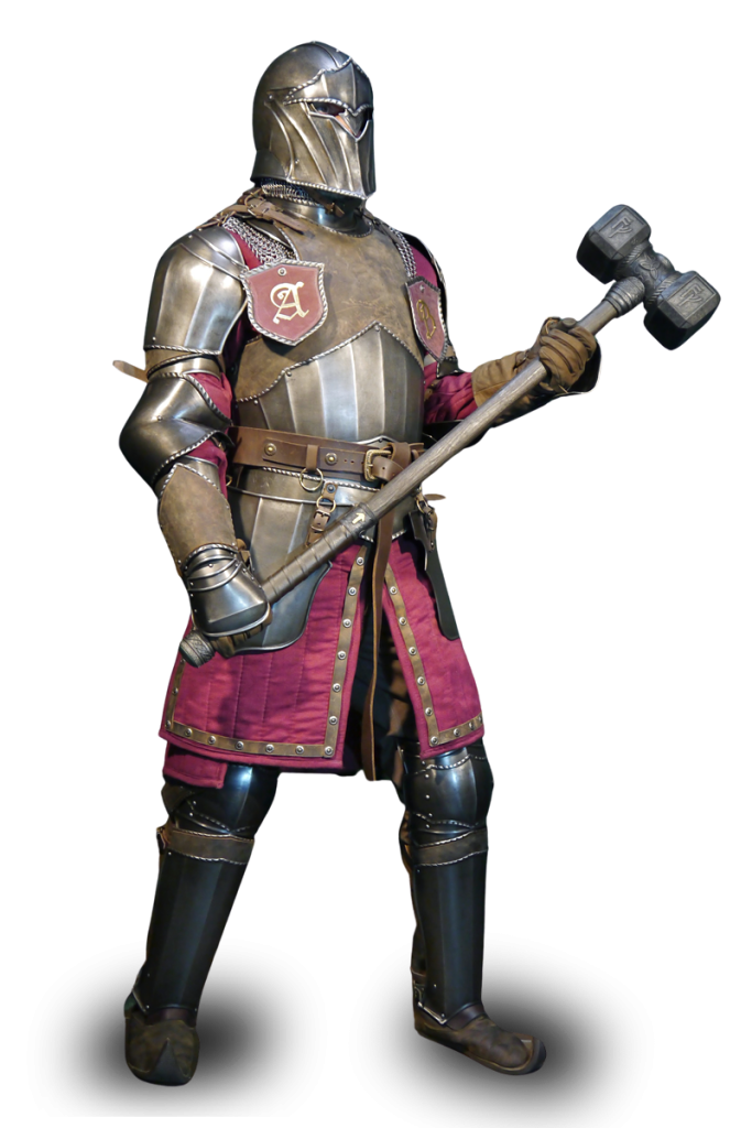 Metallrüstung für Larp Soldat