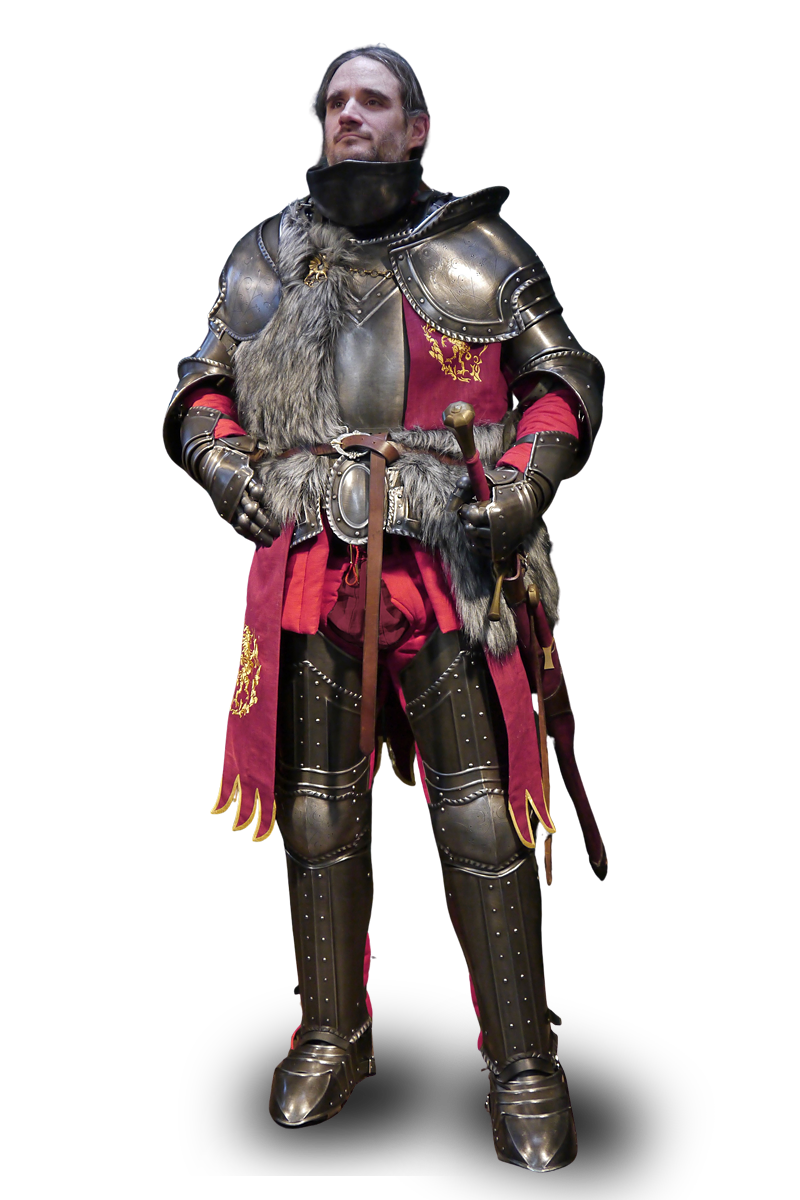 Metallrüstung für Larp Ritter